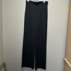 SBetro stretchy black wide leg pants size medium